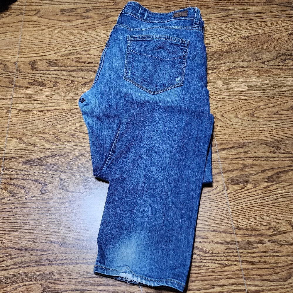 Paige Distressed Jimmy Jimmy Skinny Jeans Size 32